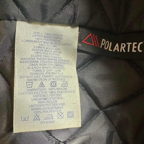 Lands End Polartec Fleece Lined Jacket Size‎ L 14-16 - Picture 5 of 6